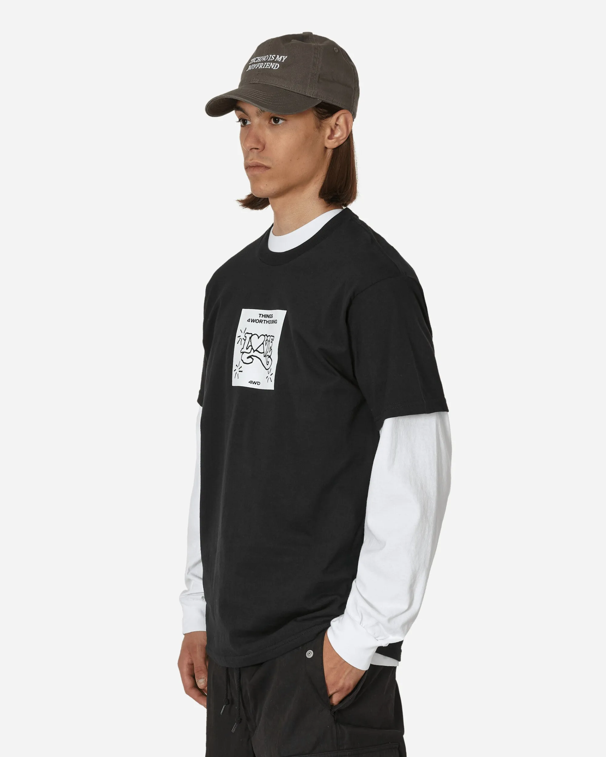 4 Worth Doing T-Shirts^Love T-Shirt Black