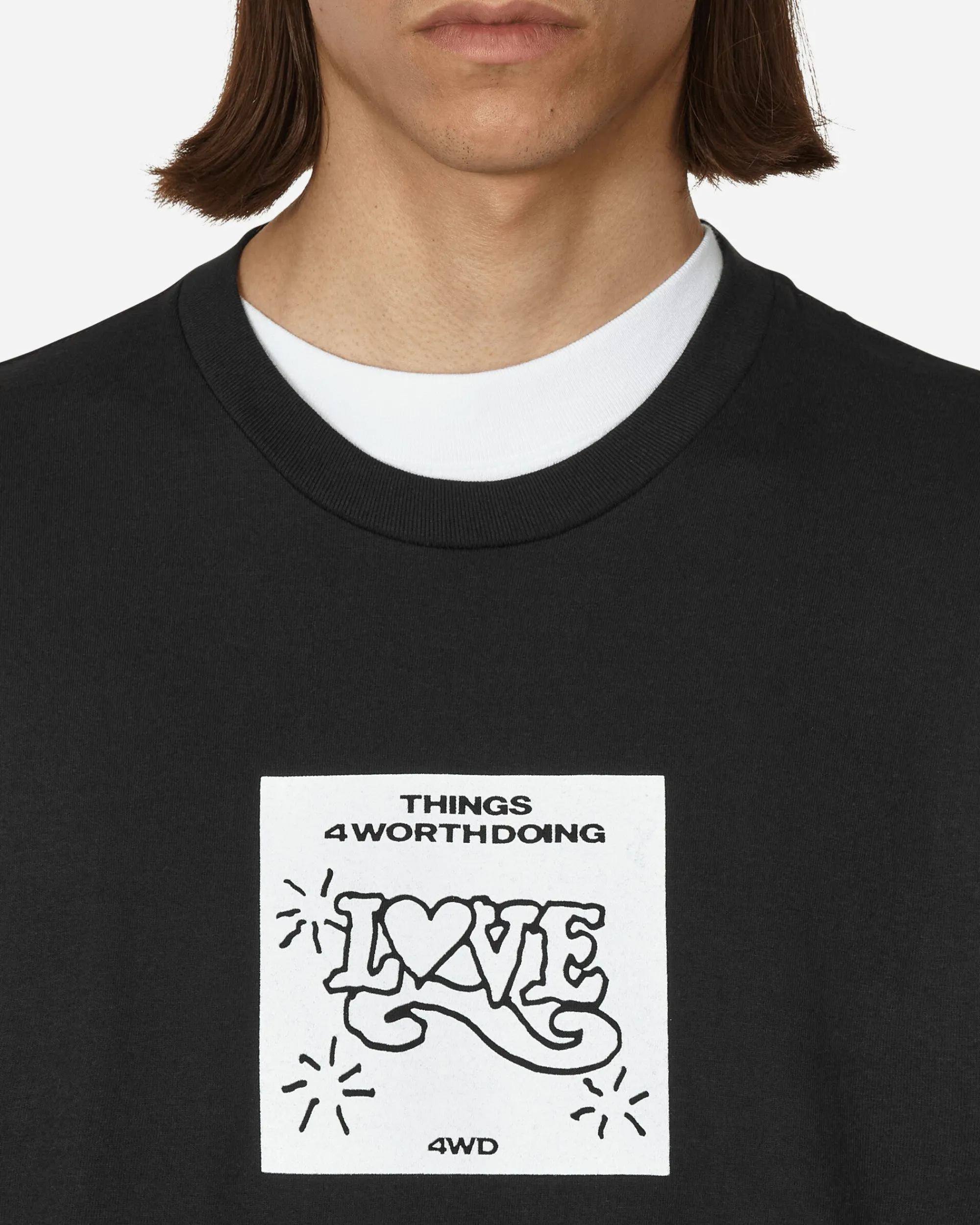 4 Worth Doing T-Shirts^Love T-Shirt Black