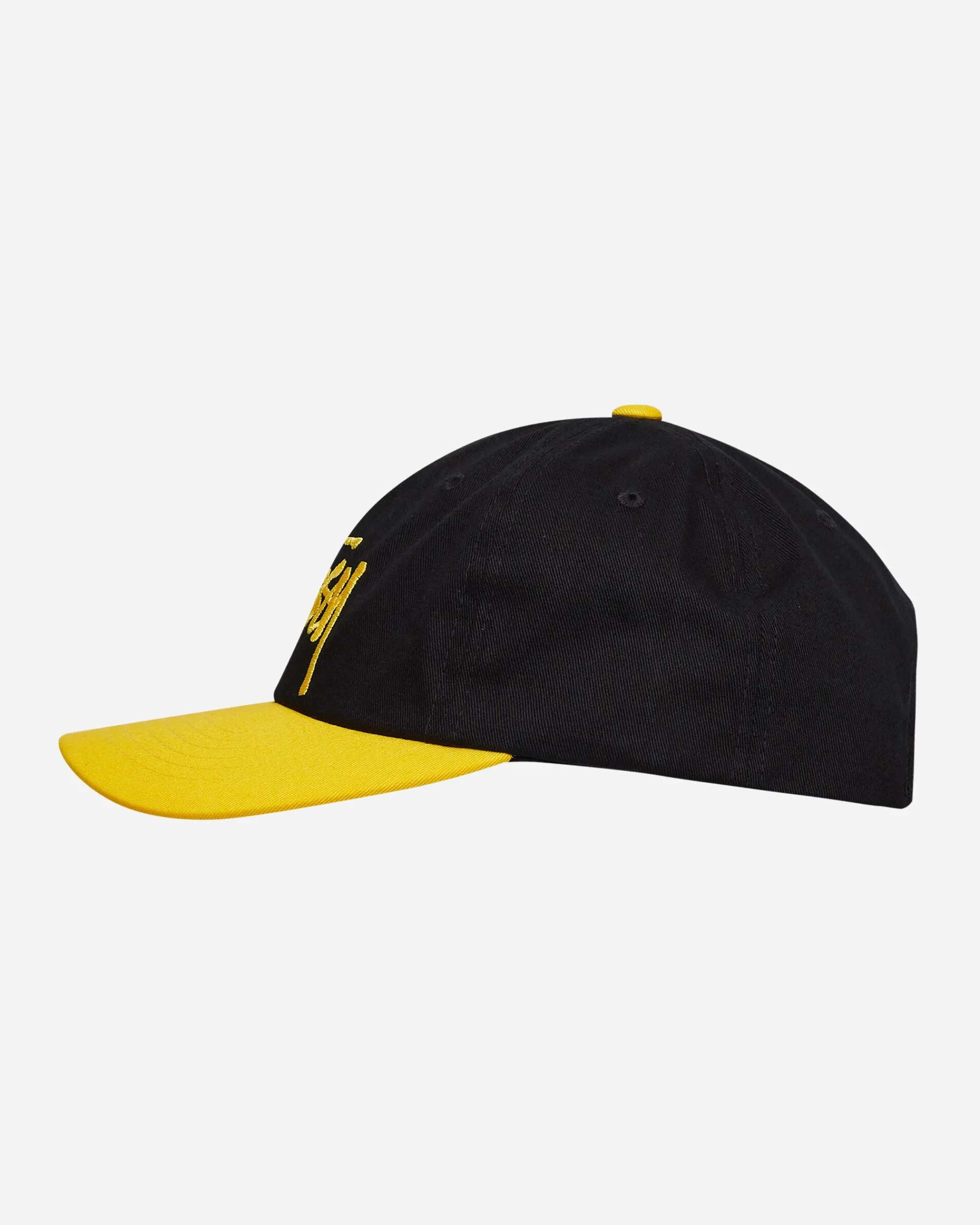 Stüssy Hats|Hats^Low Profile Big Basic Cap Black / Gold