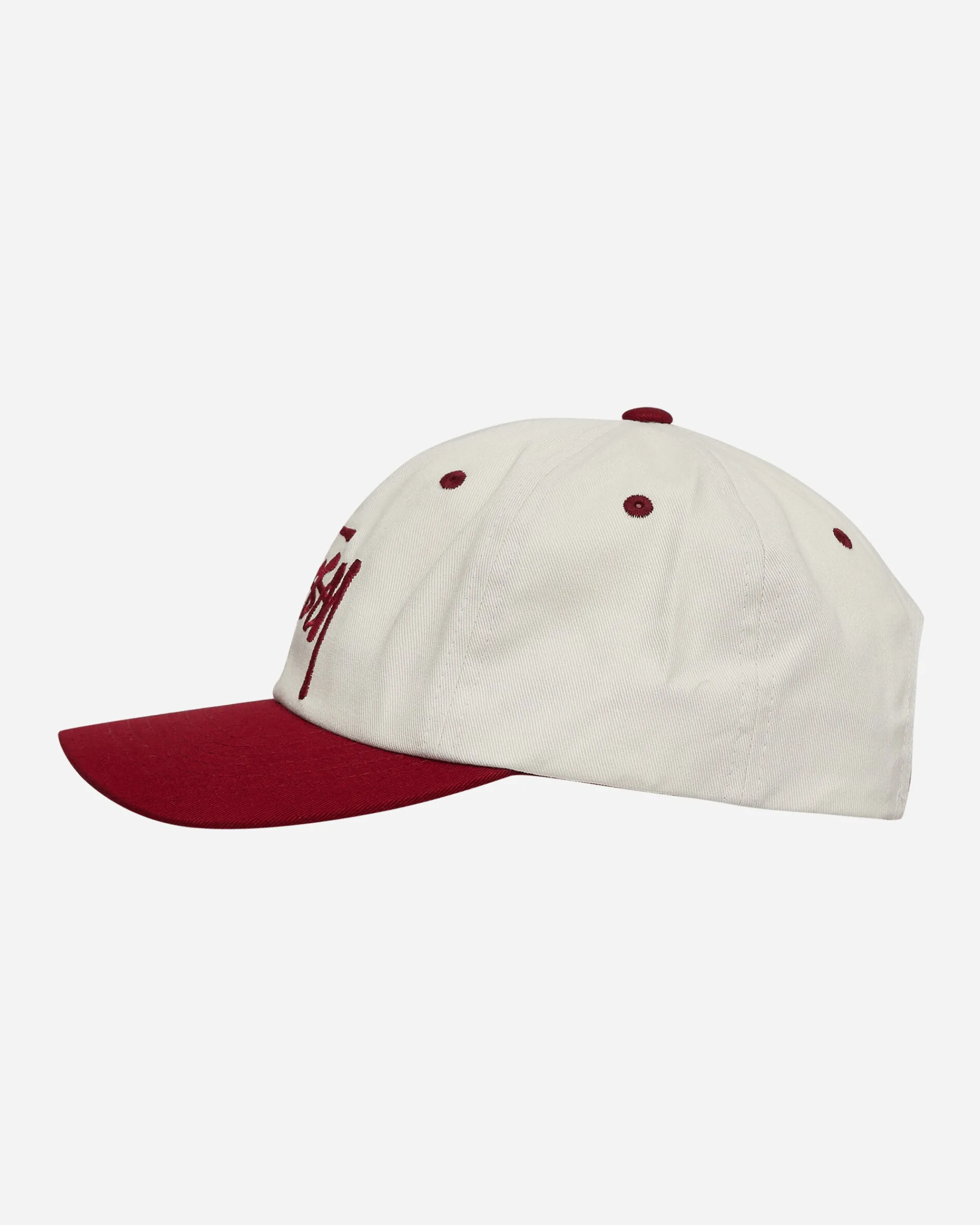 Stüssy Hats|Hats^Low Profile Big Basic Cap Natural / Wine