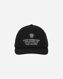 Stüssy Hats|Hats^LP Design Crop Trucker Cap Black
