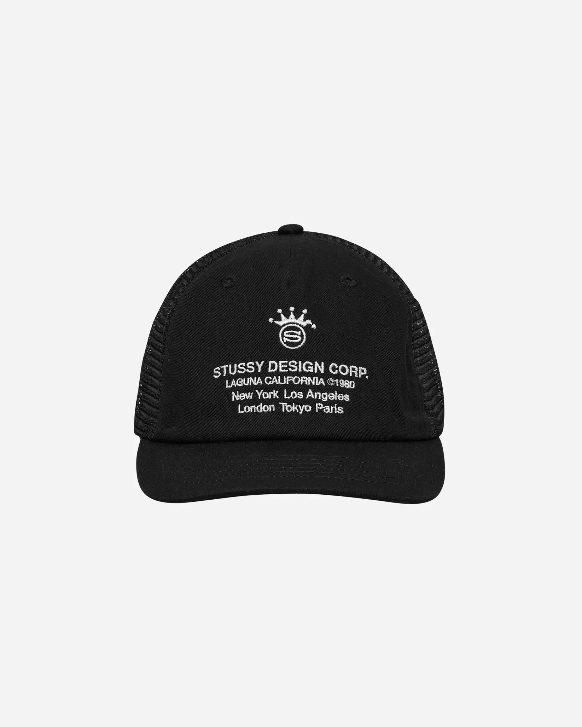 Stüssy Hats|Hats^LP Design Crop Trucker Cap Black