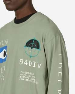 Neighborhood T-Shirts^LS-10 Longsleeve T-Shirt Sage Green
