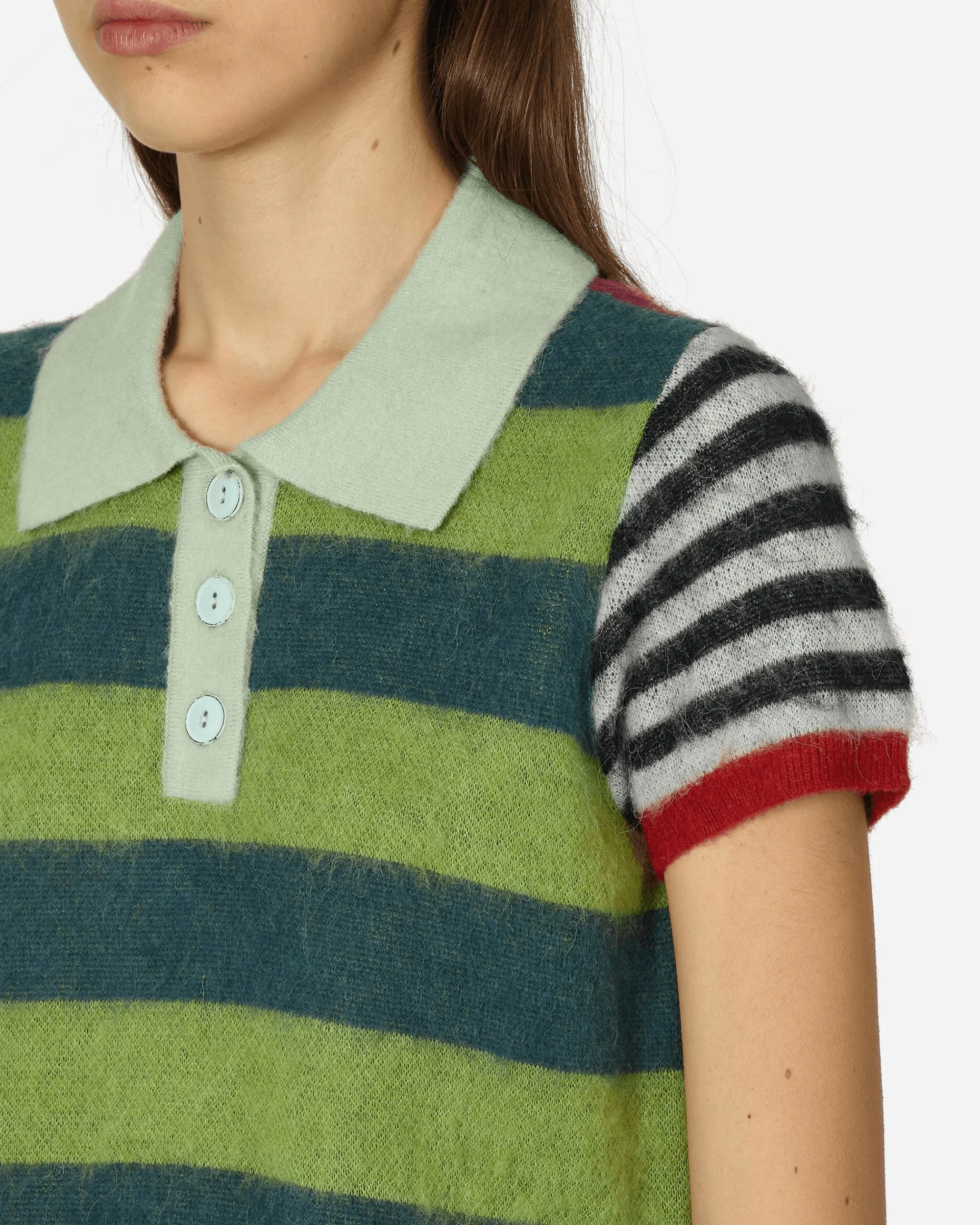 Brain Dead T-Shirts^Lulu Polo Shirt Green