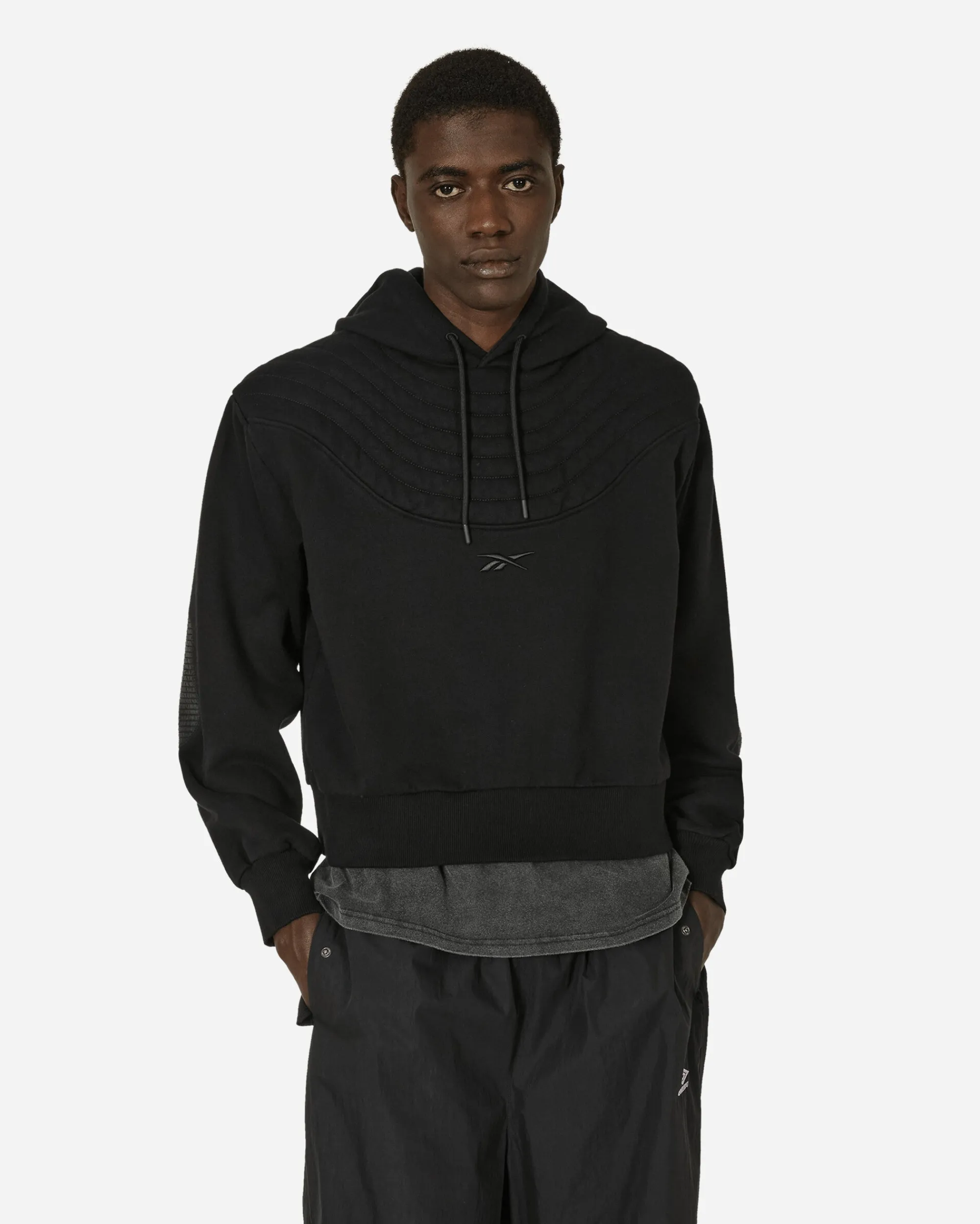 Reebok Sweatshirts^Machine-A Padded Biker Hoodie Black
