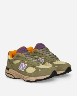 New Balance Sneakers·Low|Sneakers^Made in USA 993 Sneakers Olive Leaf / Maize