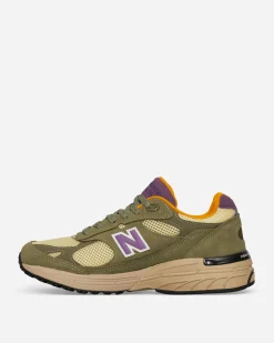 New Balance Sneakers·Low|Sneakers^Made in USA 993 Sneakers Olive Leaf / Maize