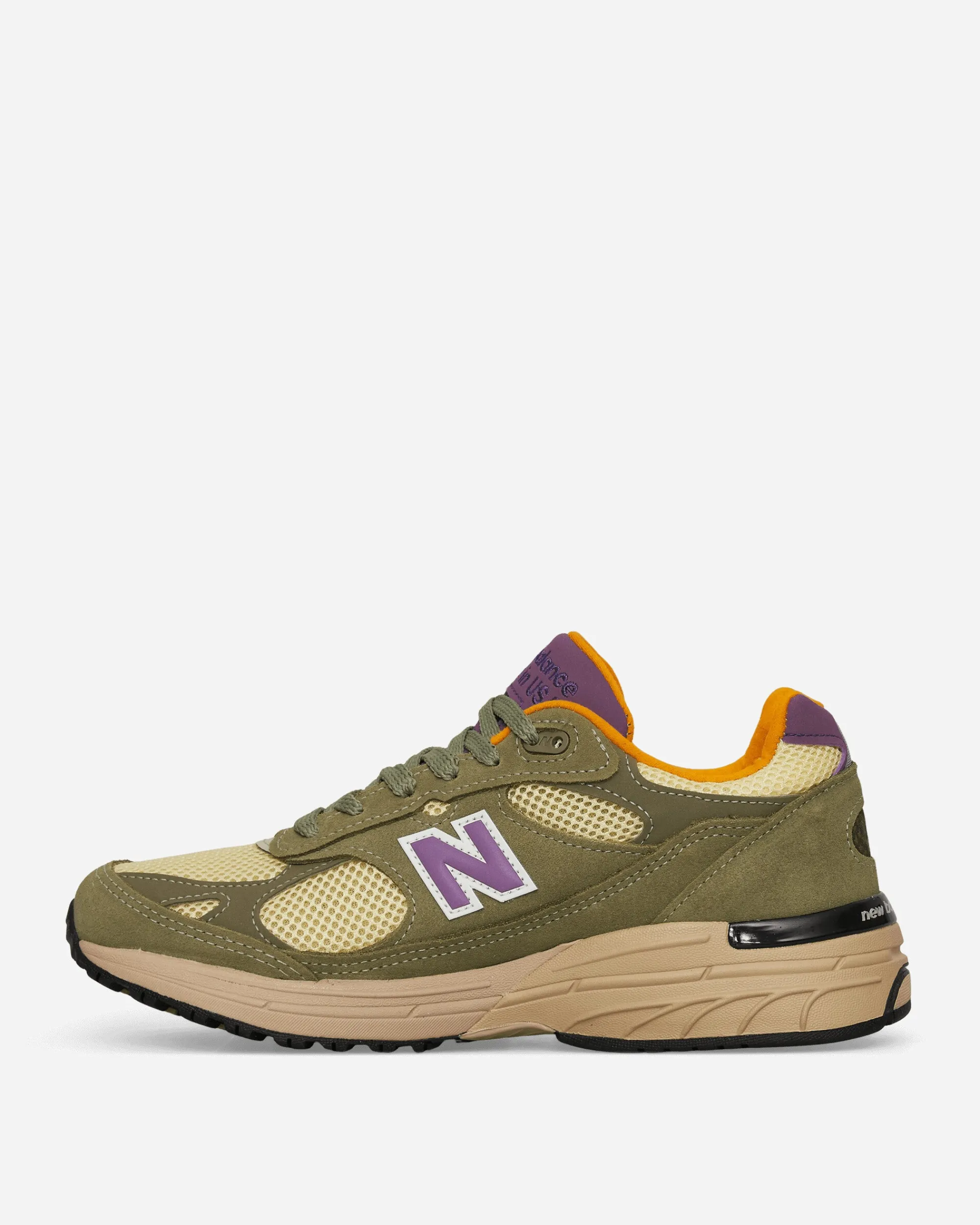New Balance Sneakers·Low|Sneakers^Made in USA 993 Sneakers Olive Leaf / Maize