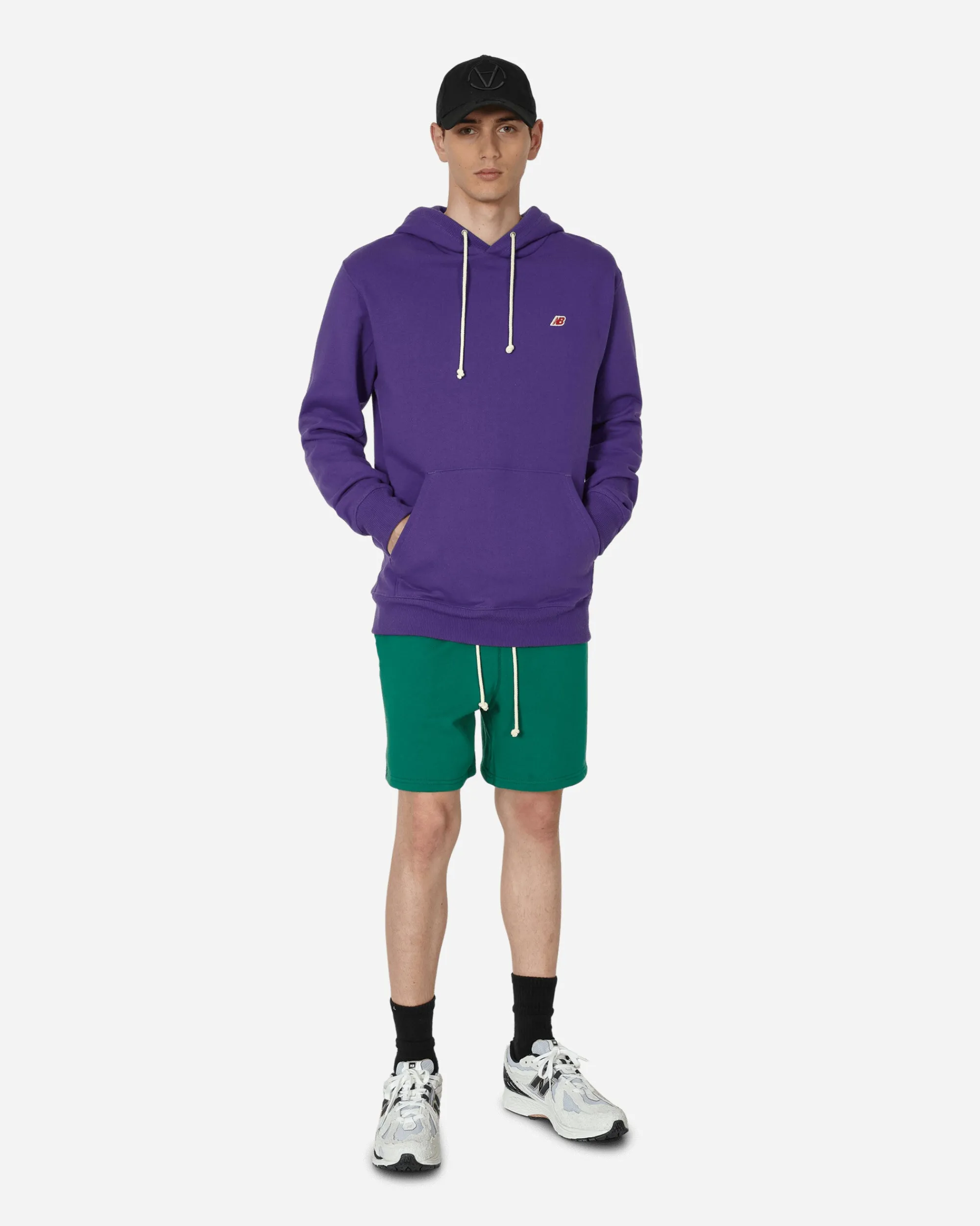 New Balance Sweatshirts^MADE in USA Core Hooded Sweatshirt Prism Purple