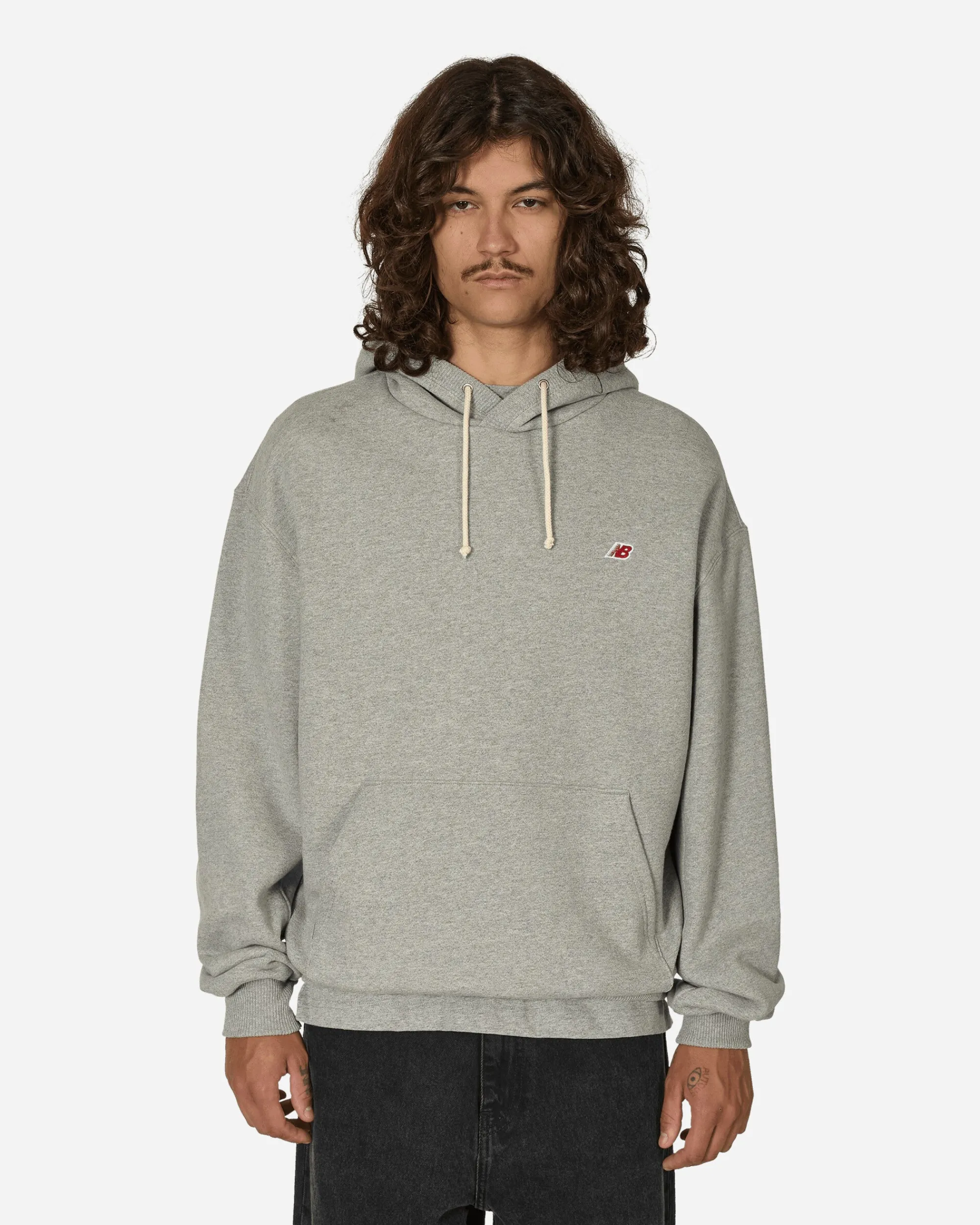 New Balance Sweatshirts^MADE in USA Core Hooded Sweatshirt Athletic Grey