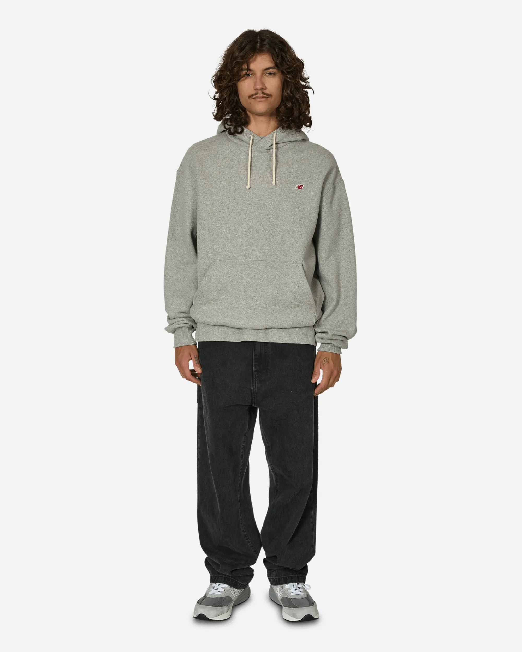 New Balance Sweatshirts^MADE in USA Core Hooded Sweatshirt Athletic Grey