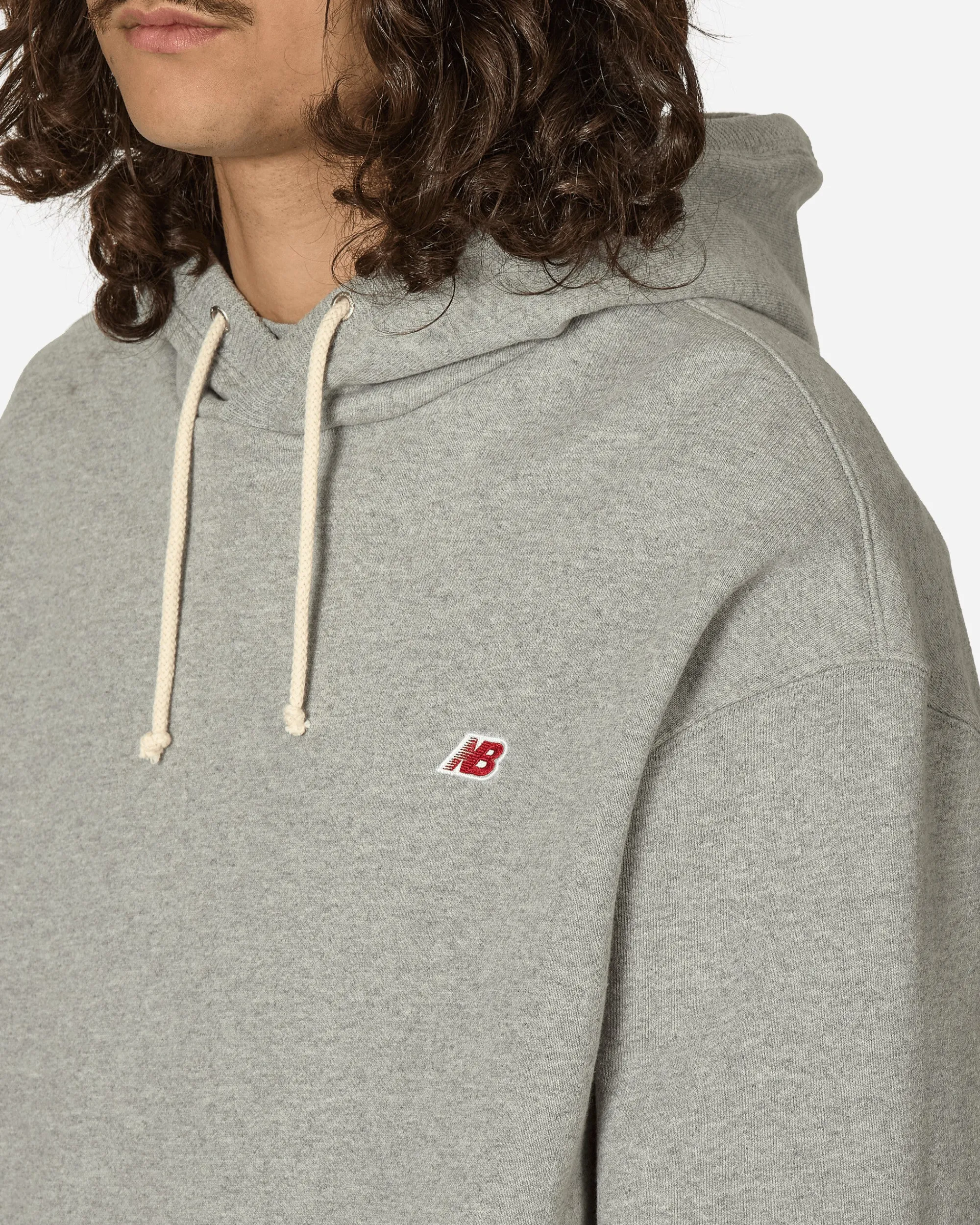New Balance Sweatshirts^MADE in USA Core Hooded Sweatshirt Athletic Grey