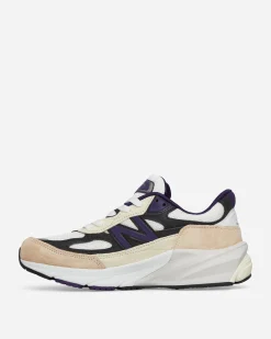 New Balance Sneakers·Low|Sneakers^Made in USA 990v6 Sneakers White / Black Plum / Phantom