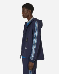 and wander Coats And Jackets^Maison Kitsuné Trak Hoodie Navy