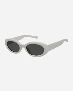 Gentle Monster Eyewear|Eyewear^Maison Margiela MM107 Leather LIV1 Sunglasses Ivory
