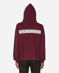 Neighborhood Sweatshirts^Major Force Hoodie Burgundy