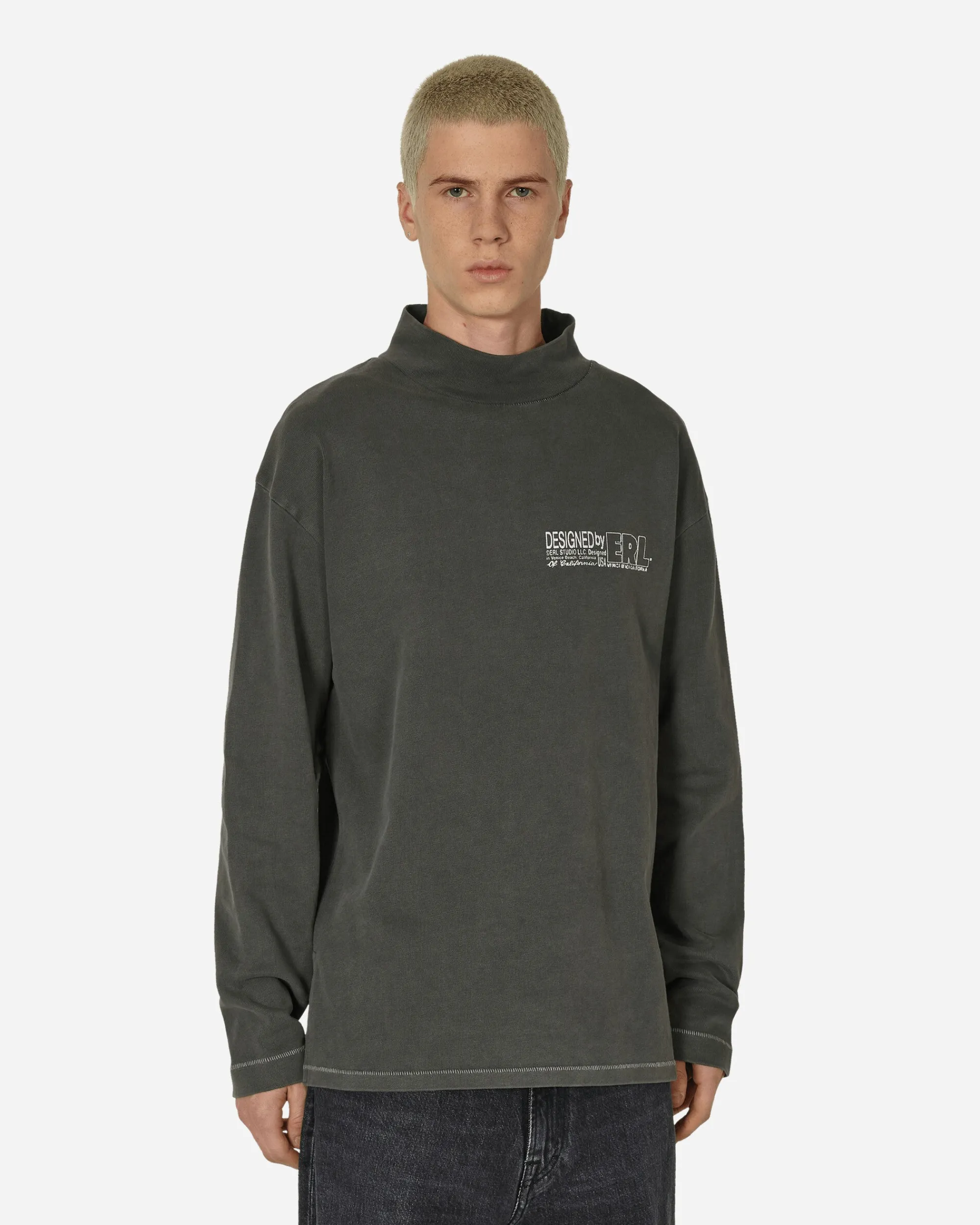 ERL T-Shirts^Make Believe Longsleeve T-Shirt Black