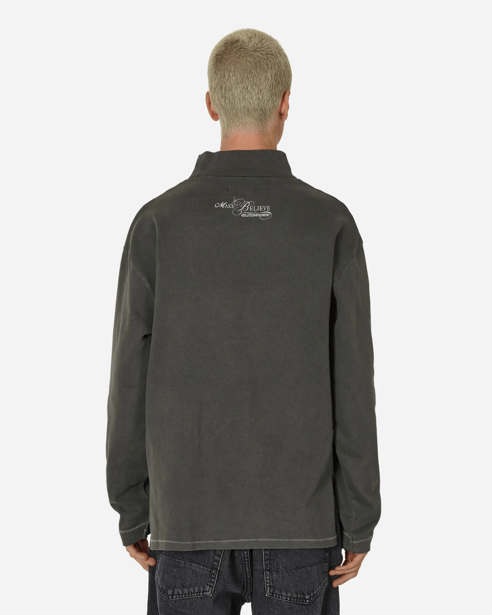 ERL T-Shirts^Make Believe Longsleeve T-Shirt Black