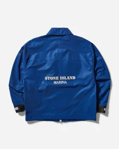 Stone Island Coats And Jackets^Marina Nylon Canvas Plated Reflective Jacket Bright Blue