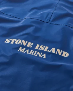 Stone Island Coats And Jackets^Marina Nylon Canvas Plated Reflective Jacket Bright Blue