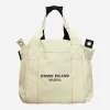 Stone Island Bags·Tote|Bags·Tote^Marina Plated Cotton Canvas Tote Bag Butter