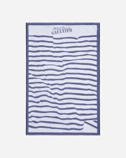 Jean Paul Gaultier Textile^Marinière Beach Towel White / Navy