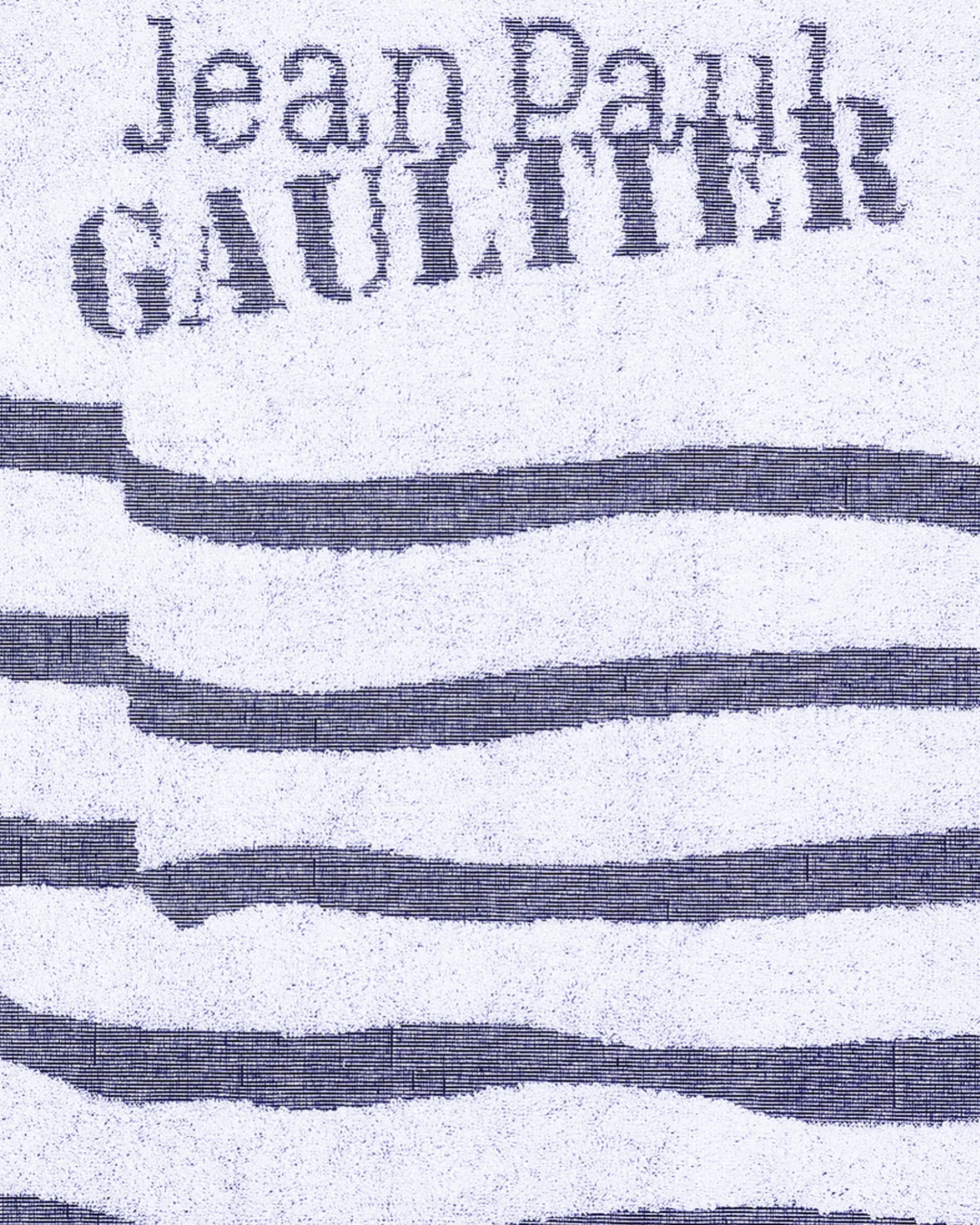 Jean Paul Gaultier Textile^Marinière Beach Towel White / Navy