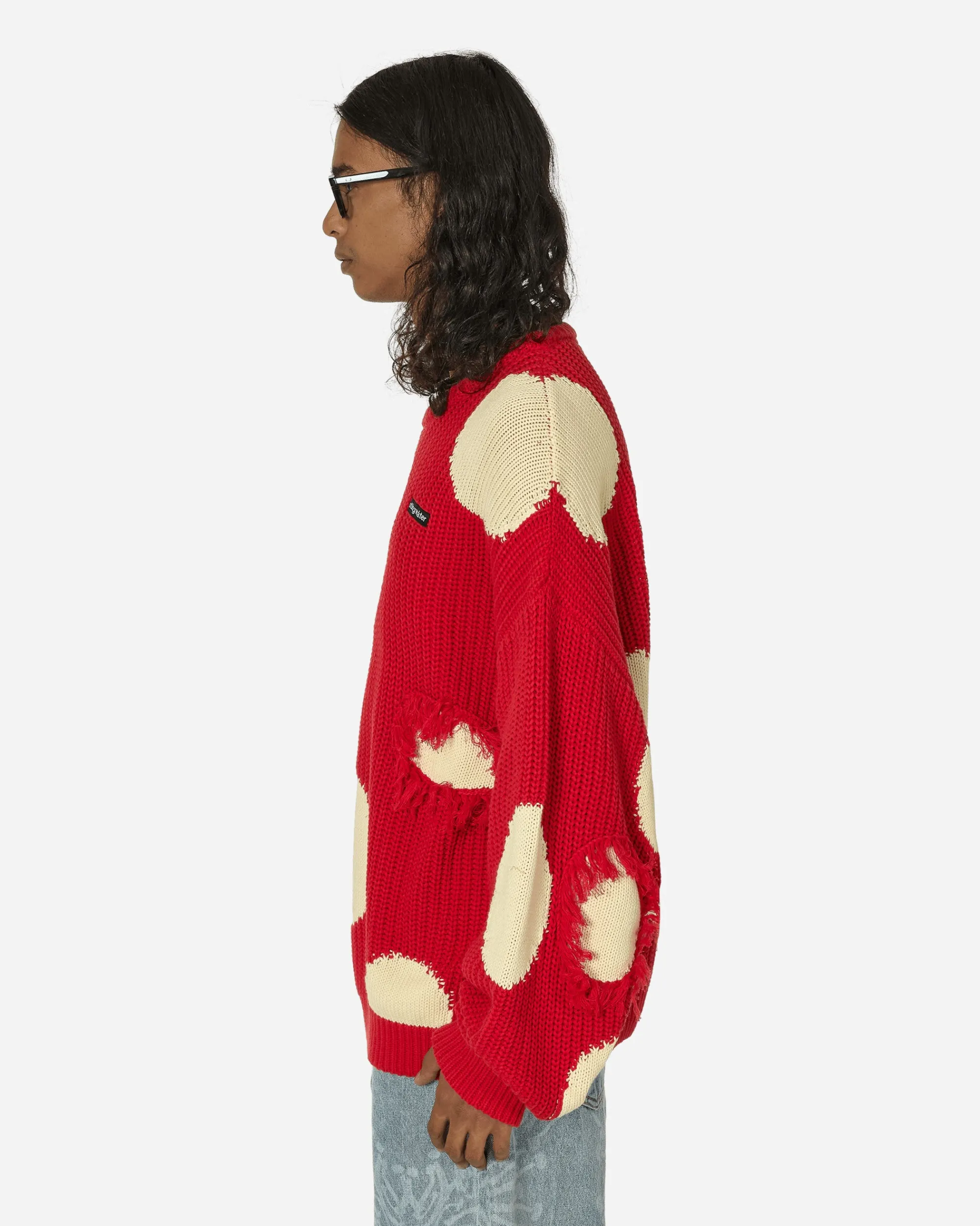 Stingwater Knitwear^Mashroom Knit Sweater Red