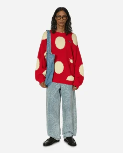 Stingwater Knitwear^Mashroom Knit Sweater Red