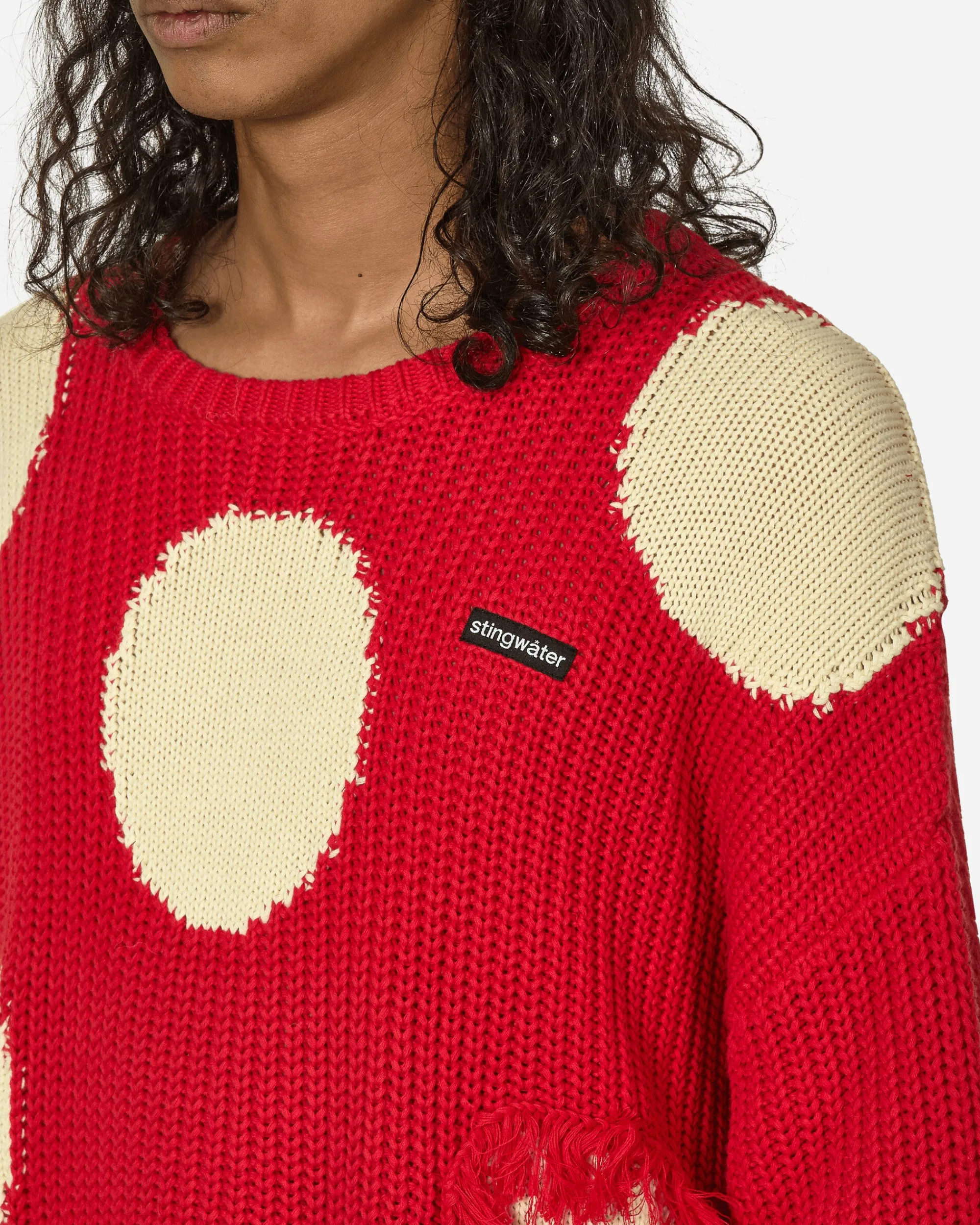 Stingwater Knitwear^Mashroom Knit Sweater Red