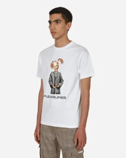 Pleasures T-Shirts^Mask T-Shirt White