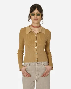 Our Legacy Knitwears^Mazzy Polo Sweater Wet Sand