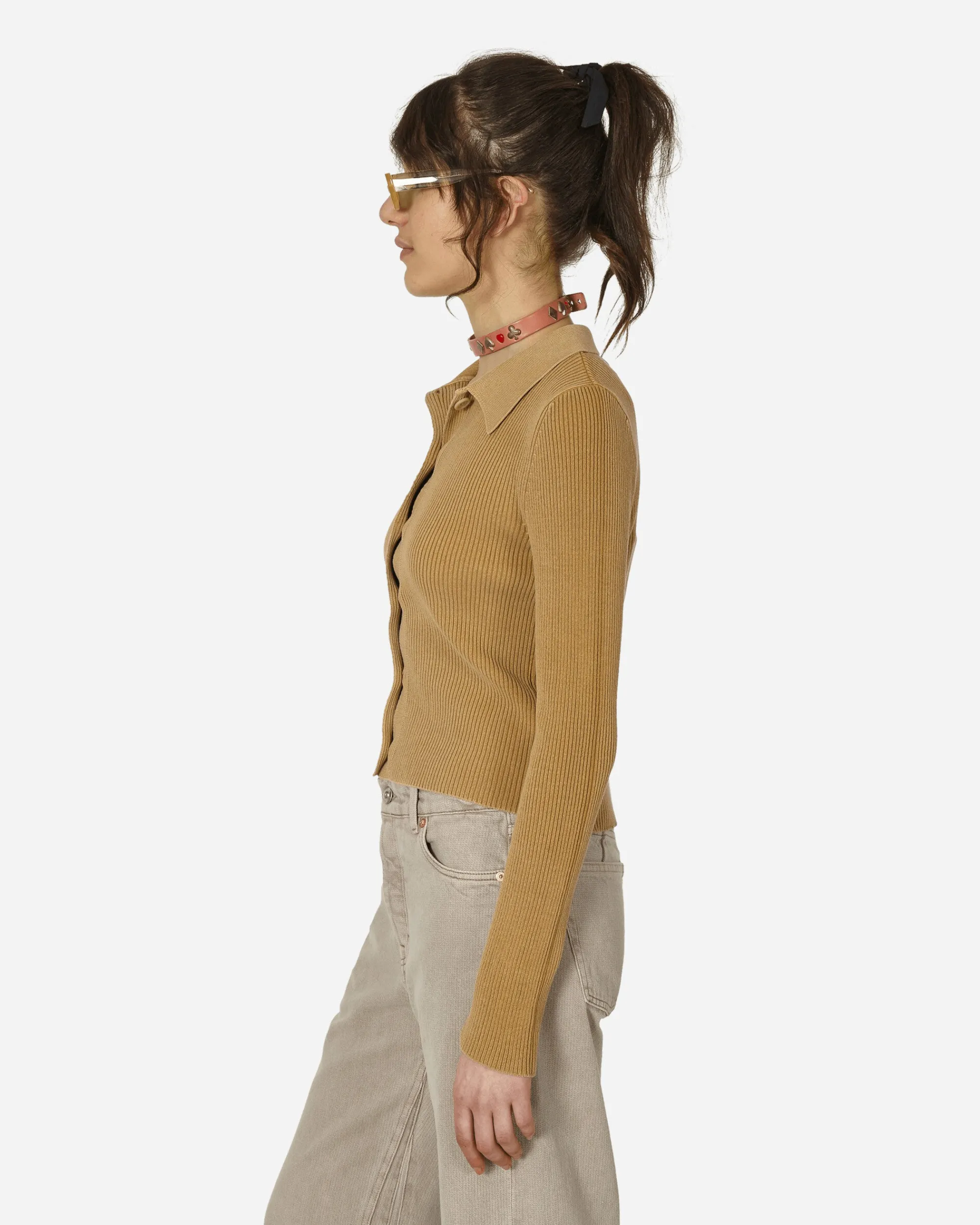 Our Legacy Knitwears^Mazzy Polo Sweater Wet Sand