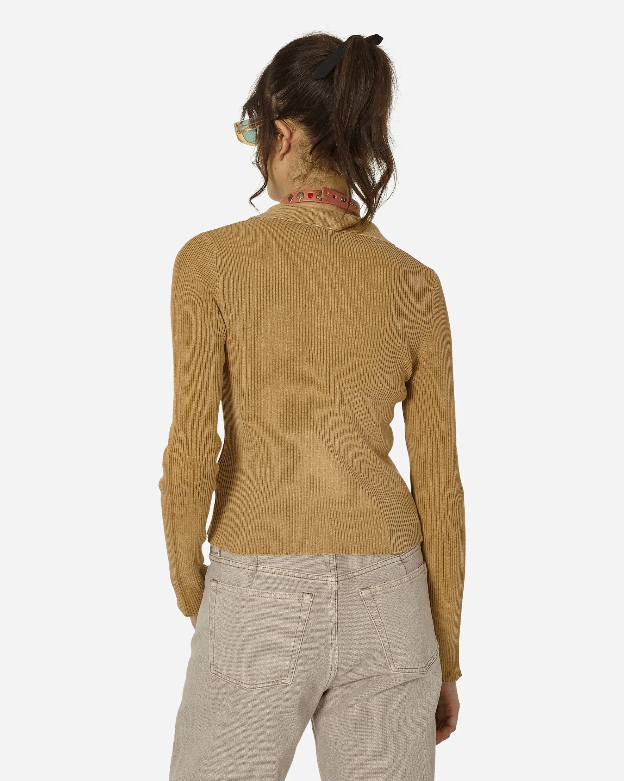 Our Legacy Knitwears^Mazzy Polo Sweater Wet Sand