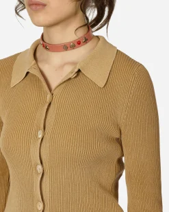 Our Legacy Knitwears^Mazzy Polo Sweater Wet Sand
