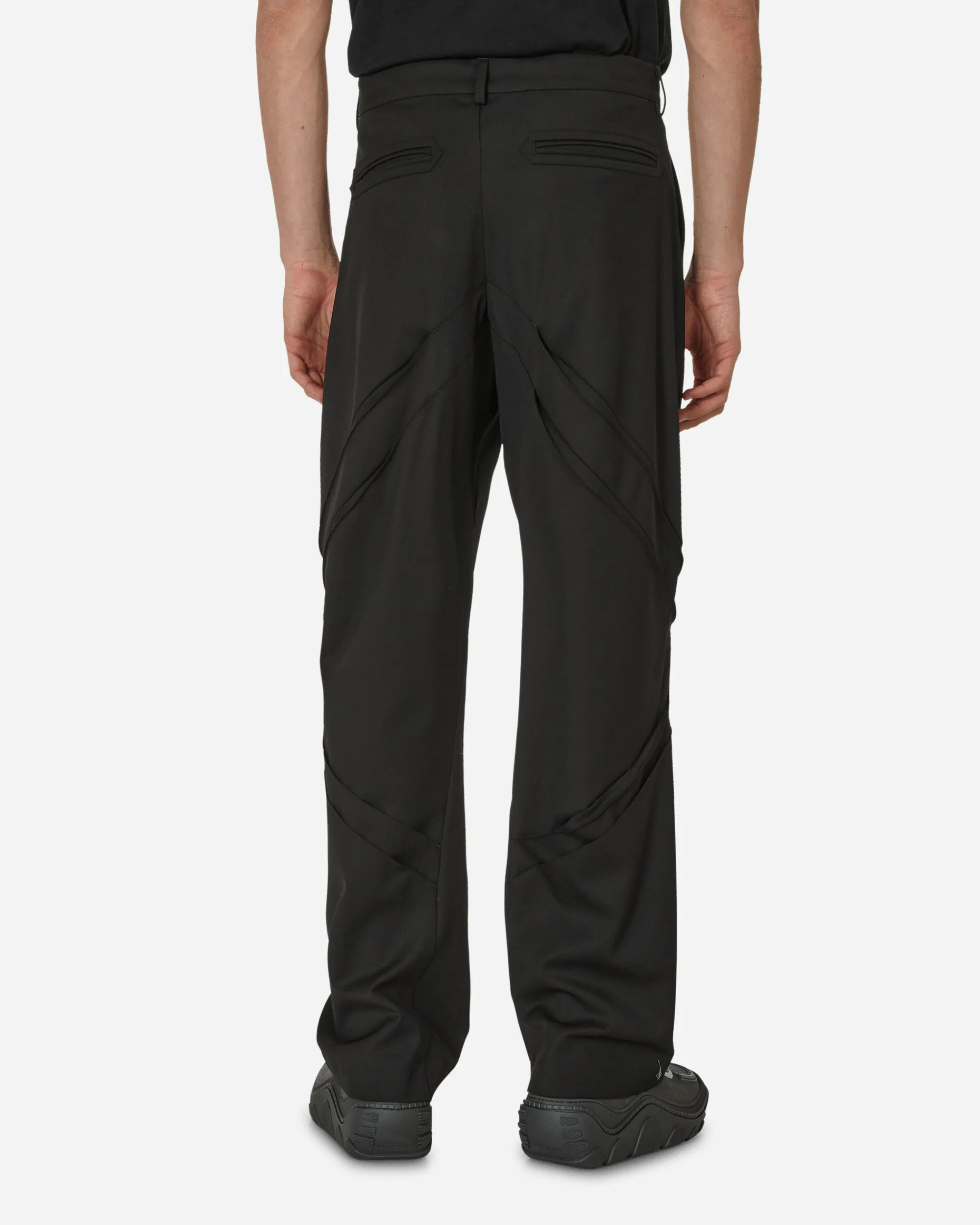 Kiko Kostadinov Pants^Melsas Darted Trousers Crow Black