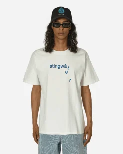 Stingwater T-Shirts^Melting Logo T-Shirt White