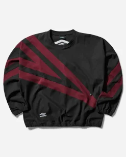 Umbro T-Shirts^Men's 1993 Drill Polo Black / Burgundy