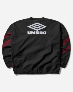 Umbro T-Shirts^Men's 1993 Drill Polo Black / Burgundy