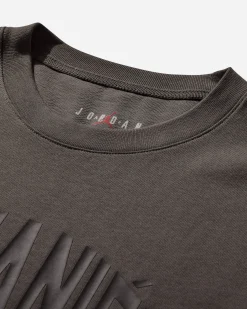 Nike Jordan T-Shirts^Men's A Ma Maniére Logo T-Shirt Flat Pewter