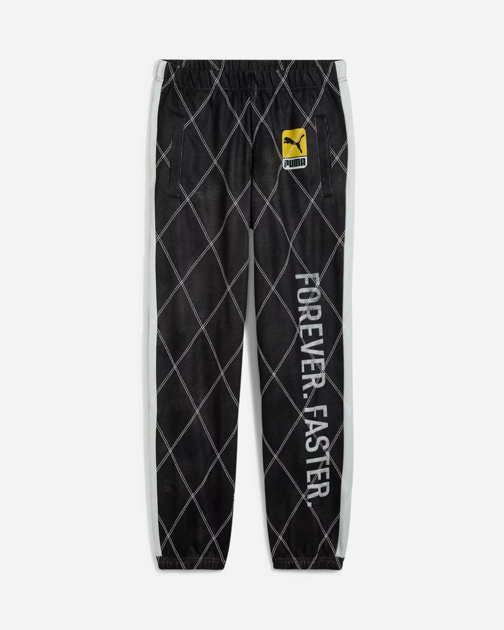 Puma Pants^Men's A$AP Rocky Quilted Sweatpants Black