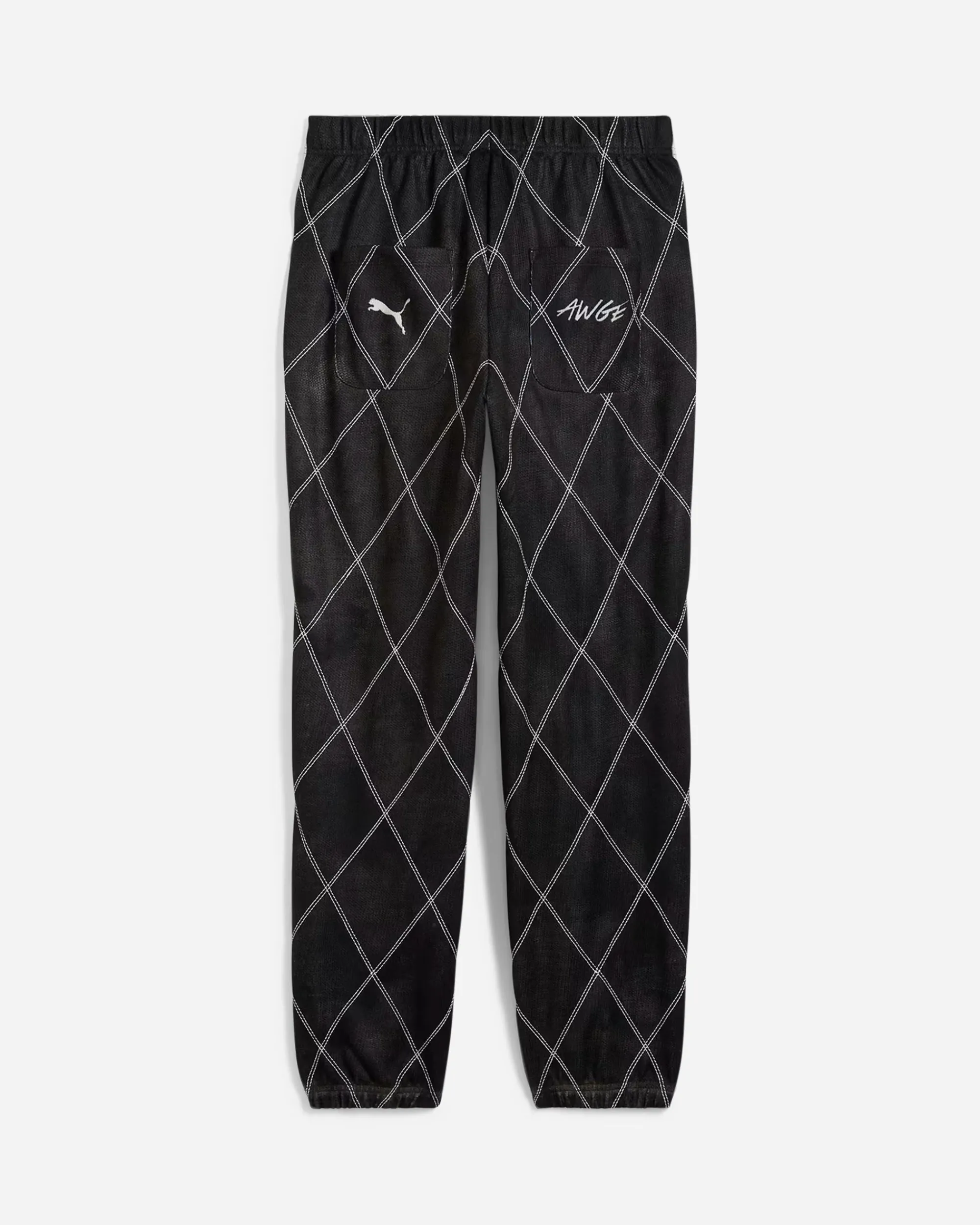 Puma Pants^Men's A$AP Rocky Quilted Sweatpants Black