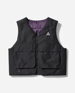 Nike Coats And Jackets^Men's ACG Skull Peak PrimaLoft Reversible Vest Black / Dark Raisin