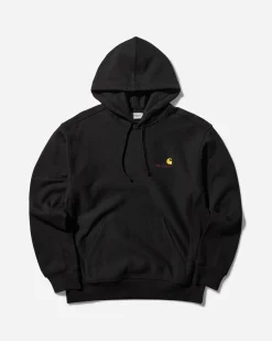 Carhartt WIP Sweatshirts^Men's American Script Hoodie Black