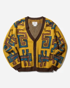 Champion Knitwear^Men's Angelo Baque Cusco Cardigan Yellow