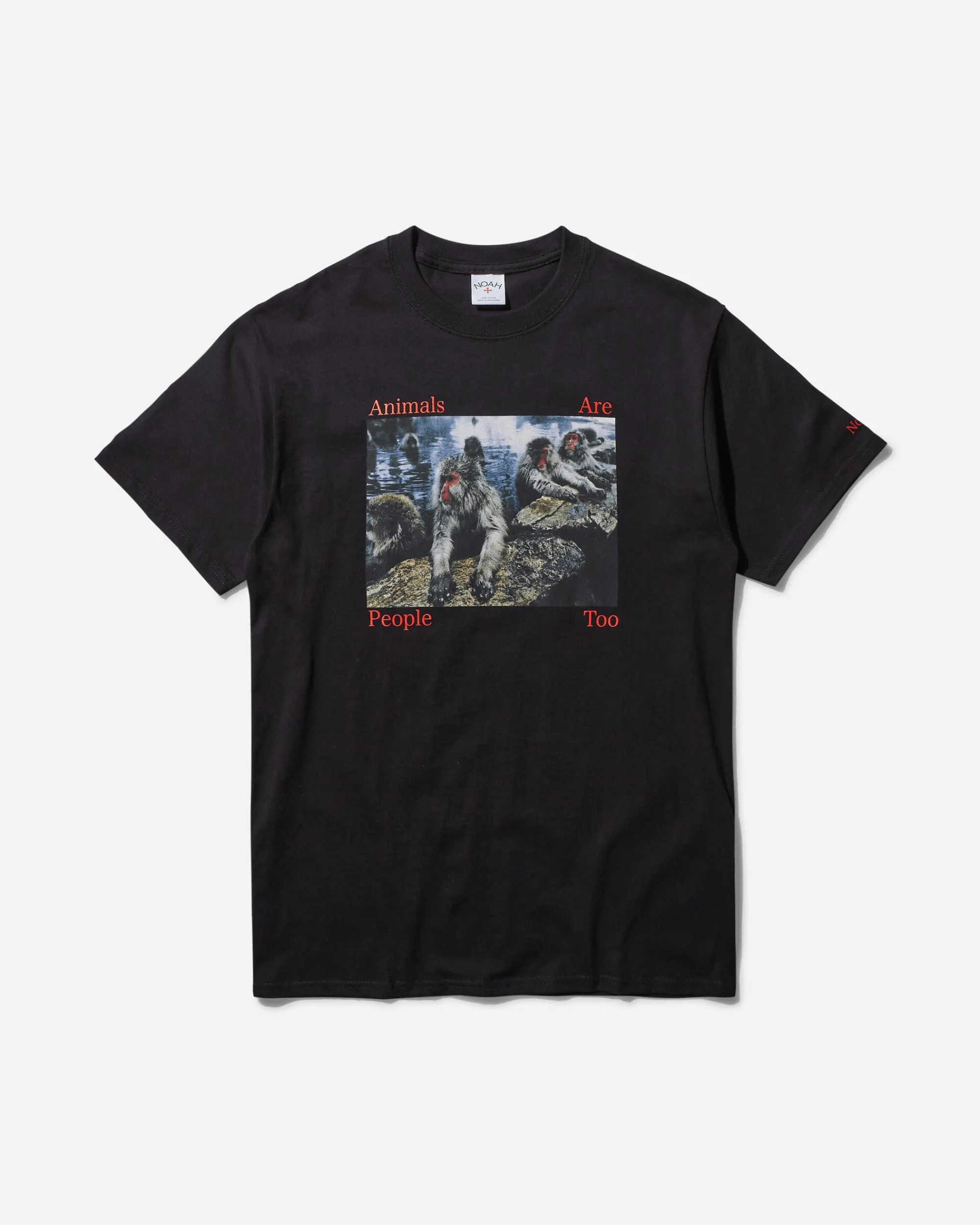 Noah T-Shirts^Men's Animals Are People T-Shirt Black