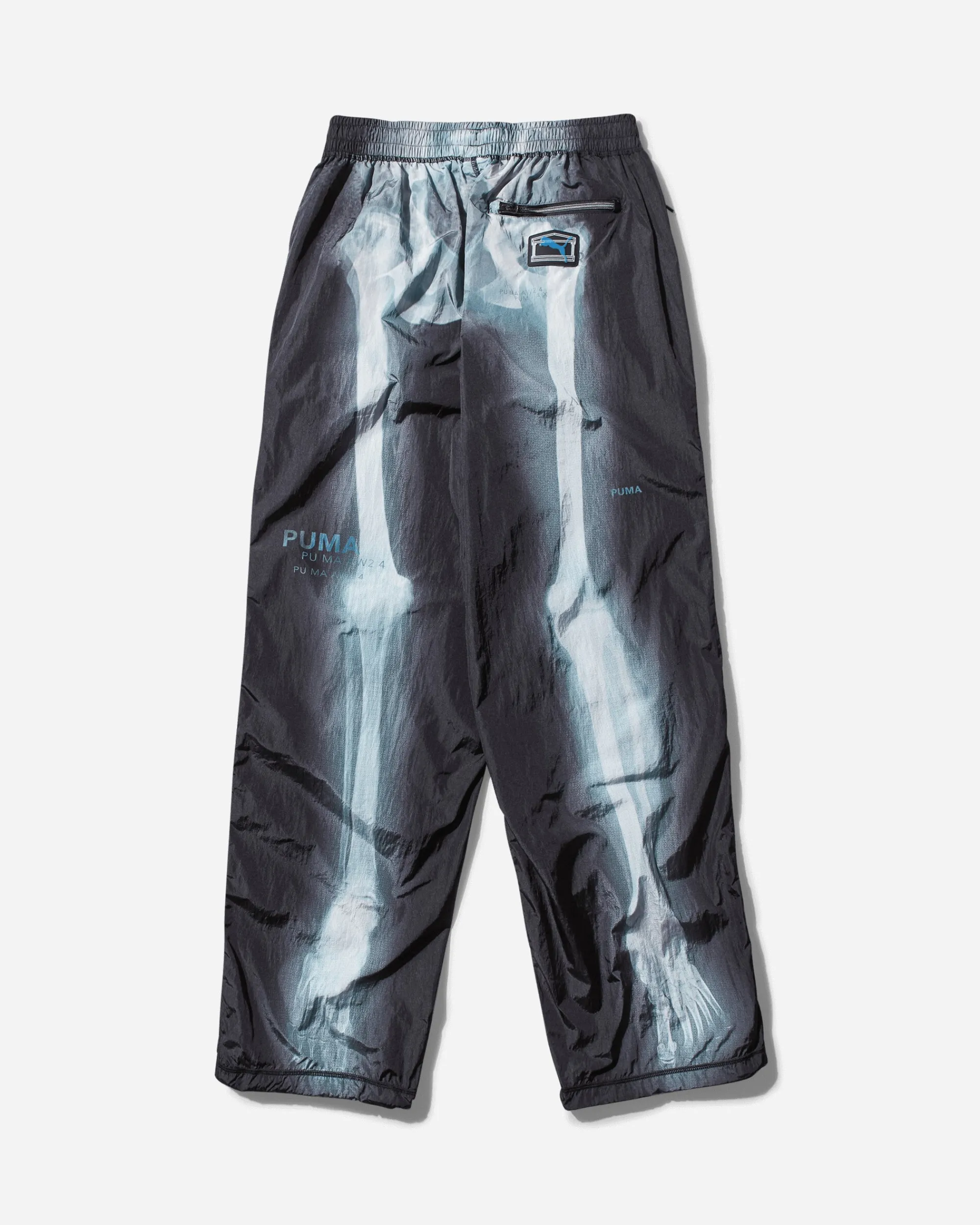 Puma Pants^Men's Aries X-Ray Windcheater Track Pants Black