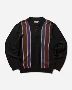 Carhartt WIP Knitwear^Men's Arlo Longsleeve Polo Sweater Kendricks Stripe