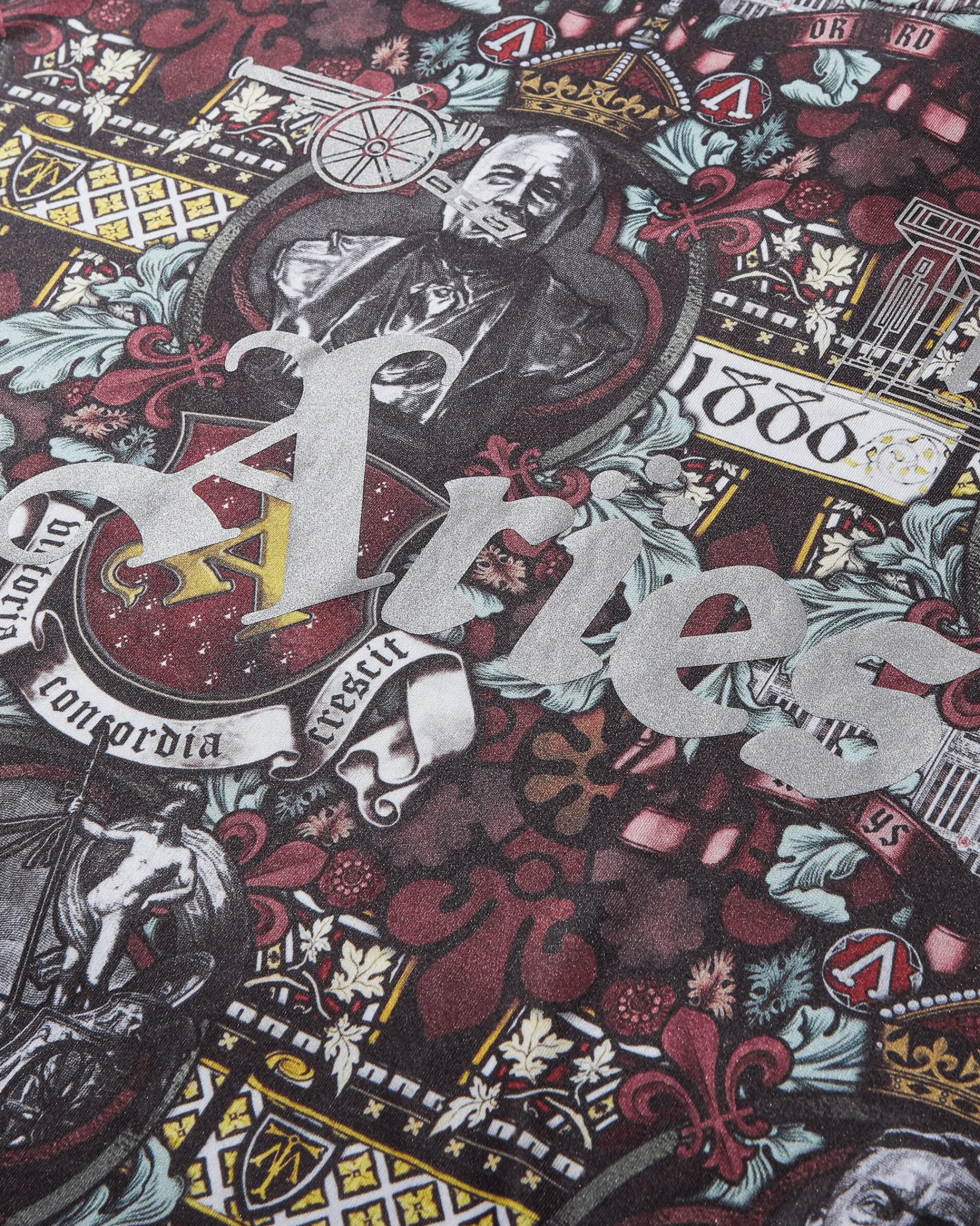 Aries T-Shirts|T-Shirts^Men's Arsenal Stained Glass Poly Longsleeve T-Shirt Multicolor