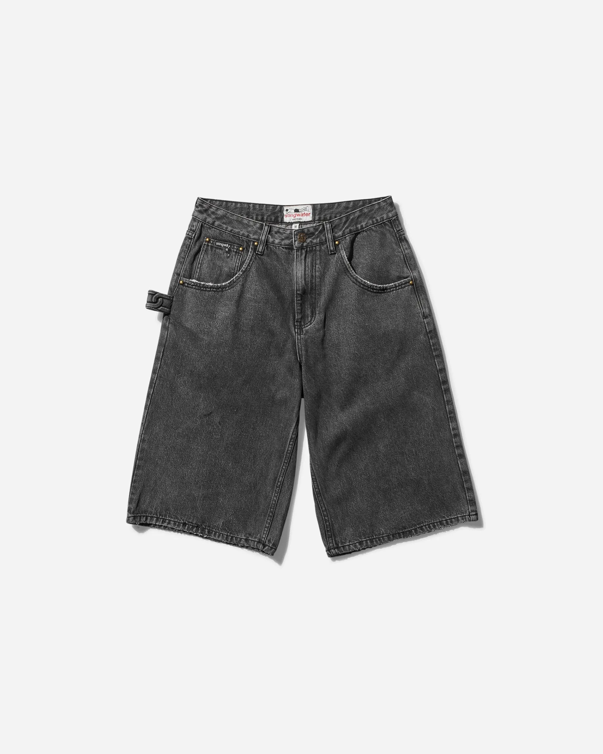 Stingwater Shorts^Men's Big Groe Jean Shorts Acid Black